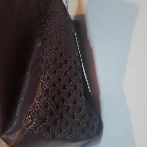 Genuine Brown  Leather Hobo Bag - Picture 3 of 13